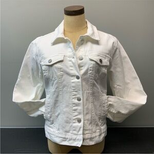 Classic White Denim Jacket